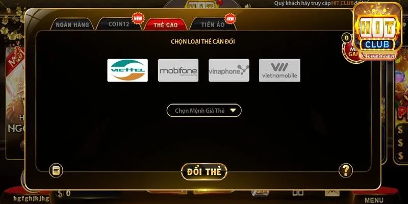 Cách rút tiền Hitclub thực hiện giao dịch đơn giản 5 Hướng dẫn cách rút tiền Hitclub qua thẻ cào