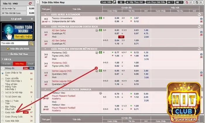 Tìm hiểu chi tiết về các loại hình và cách chơi cược xiên 5 Nên cược xâu trong 1 - 2 trận đấu bóng đá