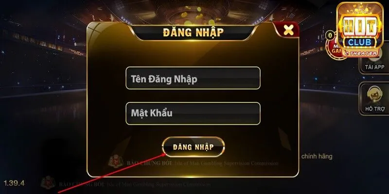 Đăng nhập Hitclub - Hướng dẫn cách login tài khoản nhanh chóng 4 Gửi lệnh đăng nhập